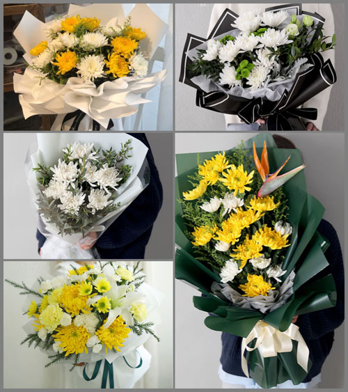 山东莱芜钢城区艾山街道南于家庄村白事花束代送